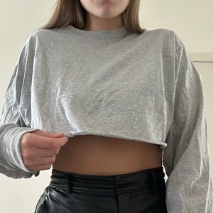 TNA long sleeve crop tee